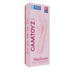 FlexiCurve Camtoyz: Vibrador Rabbit Ergonómico con App y Doble Motor