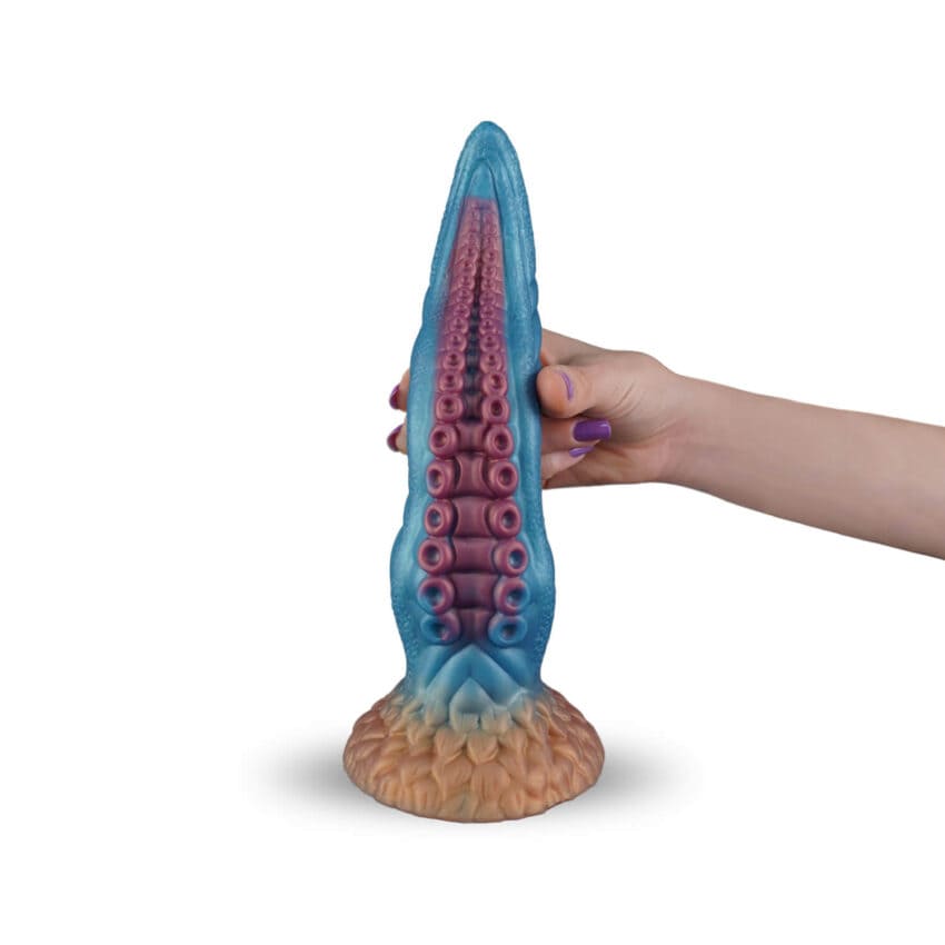 Dildo Hydrana de Juguito de Calzón, con forma realista y textura detallada, en color natural para uso íntimo.