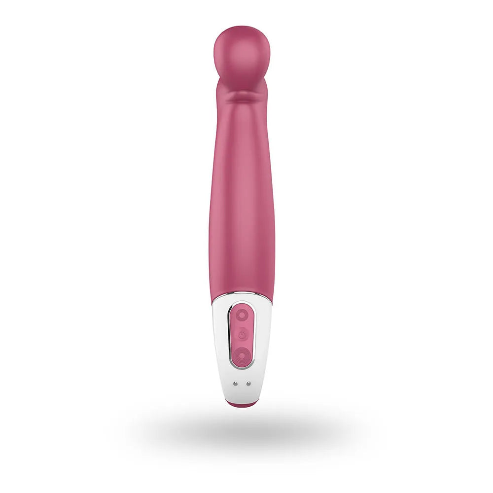 Hipopótamo salmón Satisfyer Vibes Petting de juguitodecalzon, con textura suave y diseño divertido para uso personal.