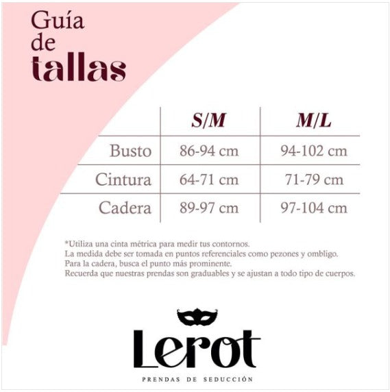 Cuerpo de látex Ravena Lerot de la marca Distrisex, ajustado y brillante, mostrado en primer plano con detalles del material.
