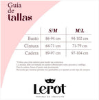 Cuerpo de látex Ravena Lerot de la marca Distrisex, ajustado y brillante, mostrado en primer plano con detalles del material.