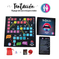 Juego erótico Tentación de Erotic Games, juego de mesa para adultos enfocado en sexo oral, con figuras y accesorios temáticos.
