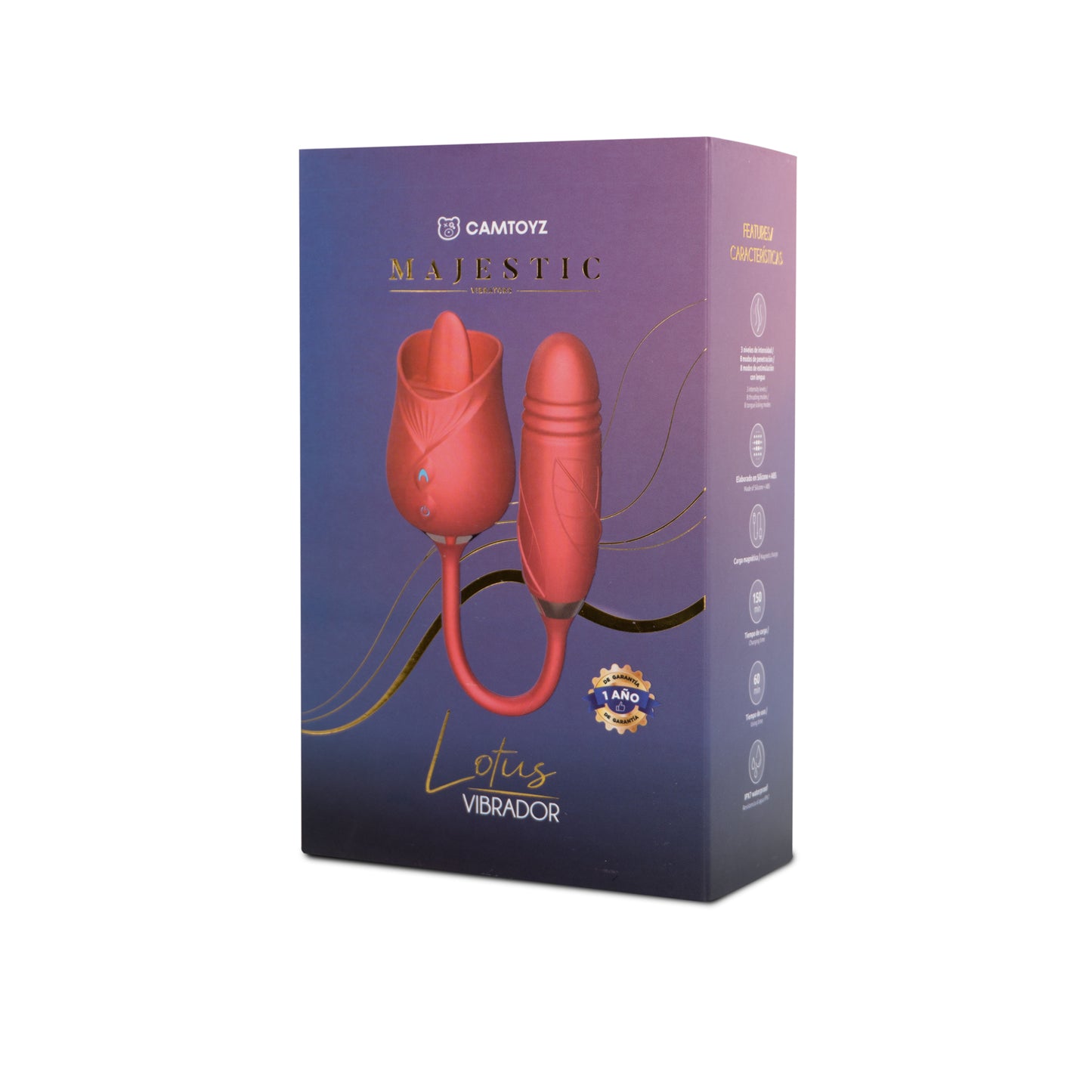 Majestic Vibrador con Bala Lotus