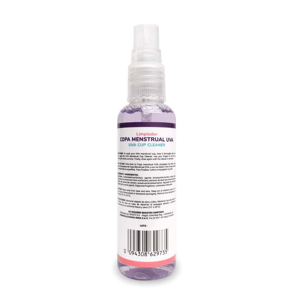 Limpiador de Copa Menstrual UVA 58 ML