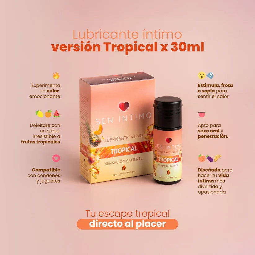 Lubricante Íntimo Sabor Tropical 30 ml