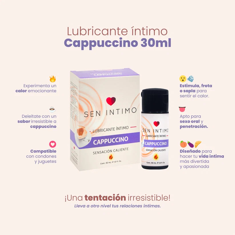 Lubricante Íntimo Caliente Cappuccino
