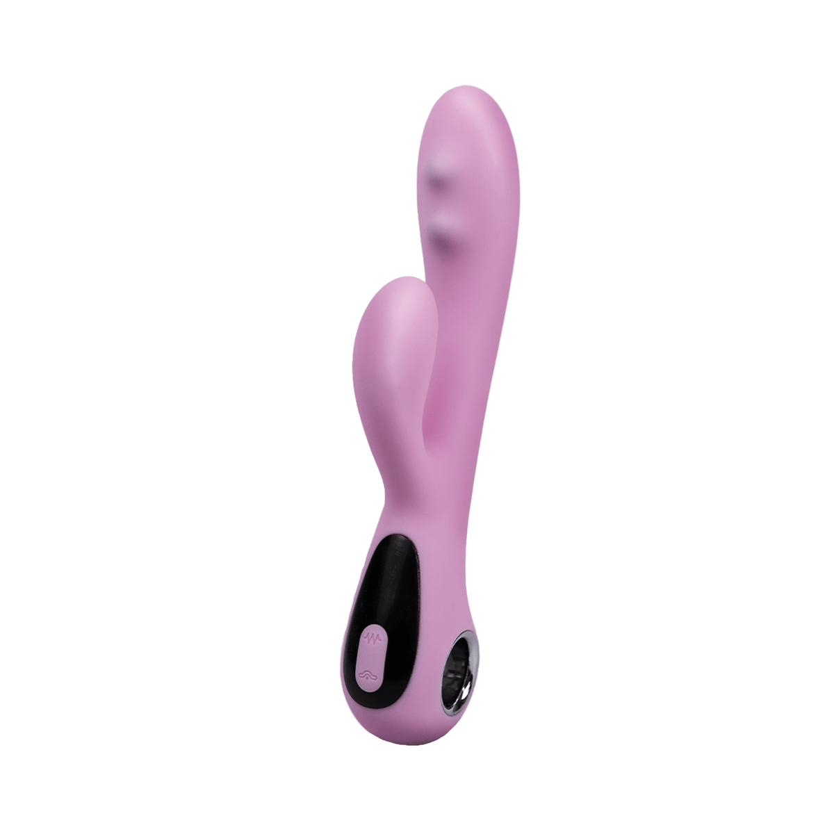 Vibrador Camtoyz Lucile Majestic Pro en forma de conejo, con detalles suaves y diseño ergonómico para placer.