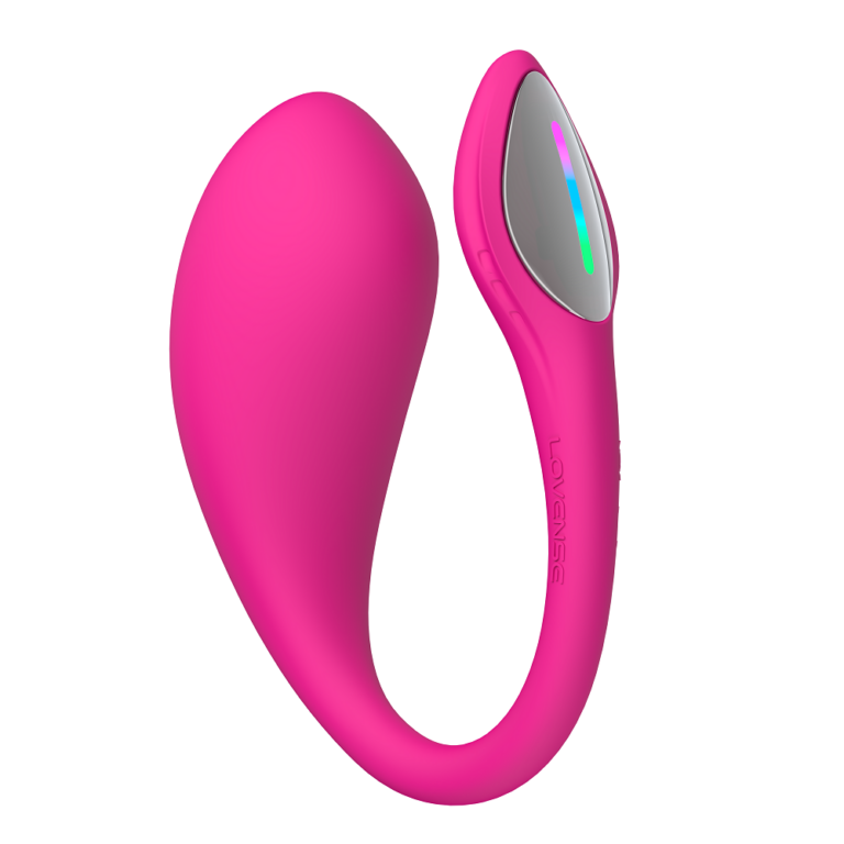Vibrador Lovense Lush 4 en color rosa, con diseño compacto y suave, ideal para estimulación íntima y uso a distancia.
