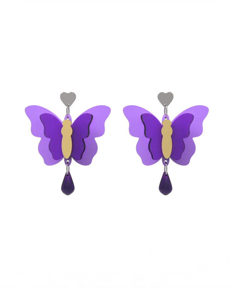 Aretes Hechizo de Amor Metamorfosis Morado