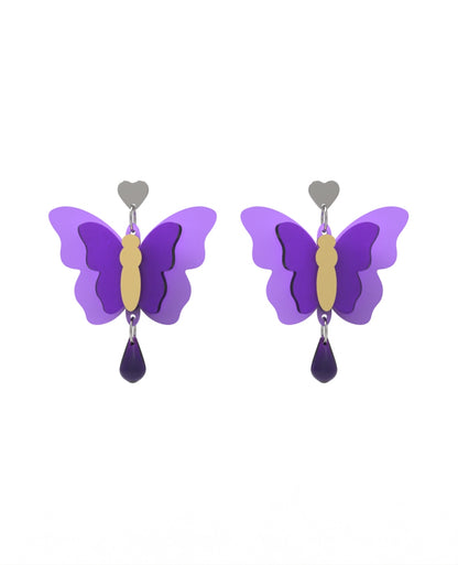 Aretes Hechizo de Amor Metamorfosis Morado