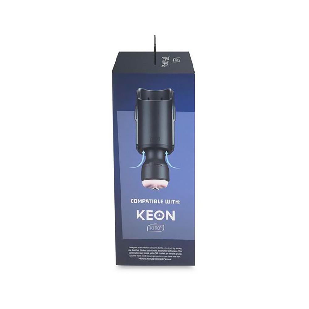 Masturbador masculino Kiiro de Distrisex, con textura realista y diseño compacto para placer y comodidad.