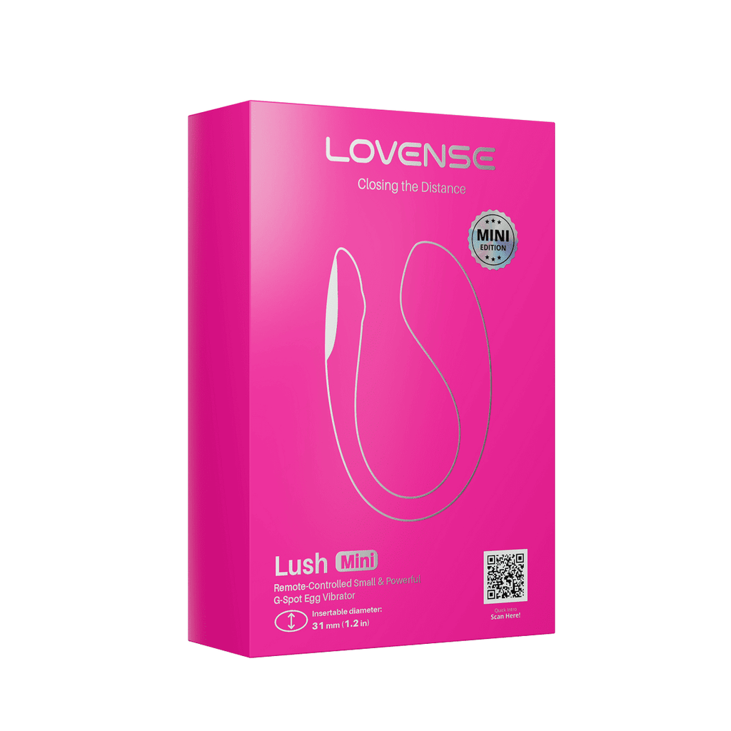 Vibrador Lovense Lush Mini de Juguito de Calzón, con diseño compacto y elegante, visible en la imagen en color rosa.