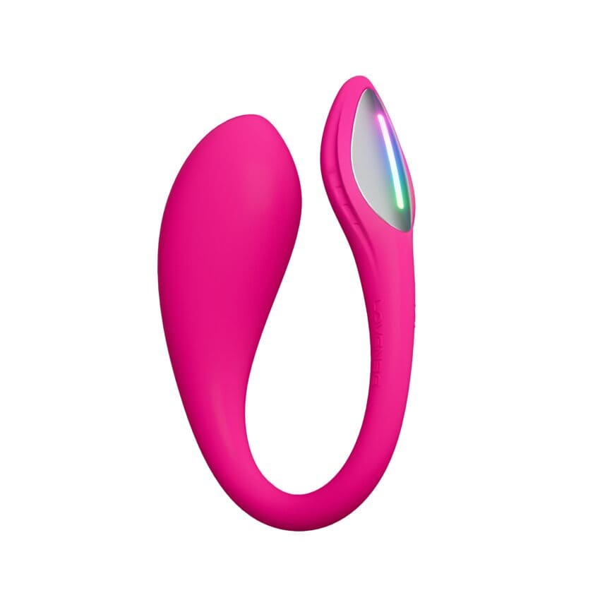 Vibrador Lovense Lush Mini de Juguito de Calzón, tamaño compacto y diseño elegante, visible en la imagen sobre fondo blanco.