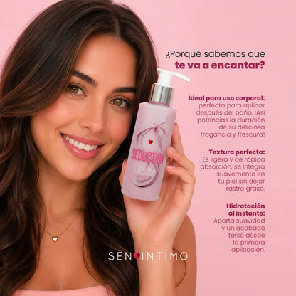 Crema Humectante Seduction con Attract 125ml – Sen Íntimo