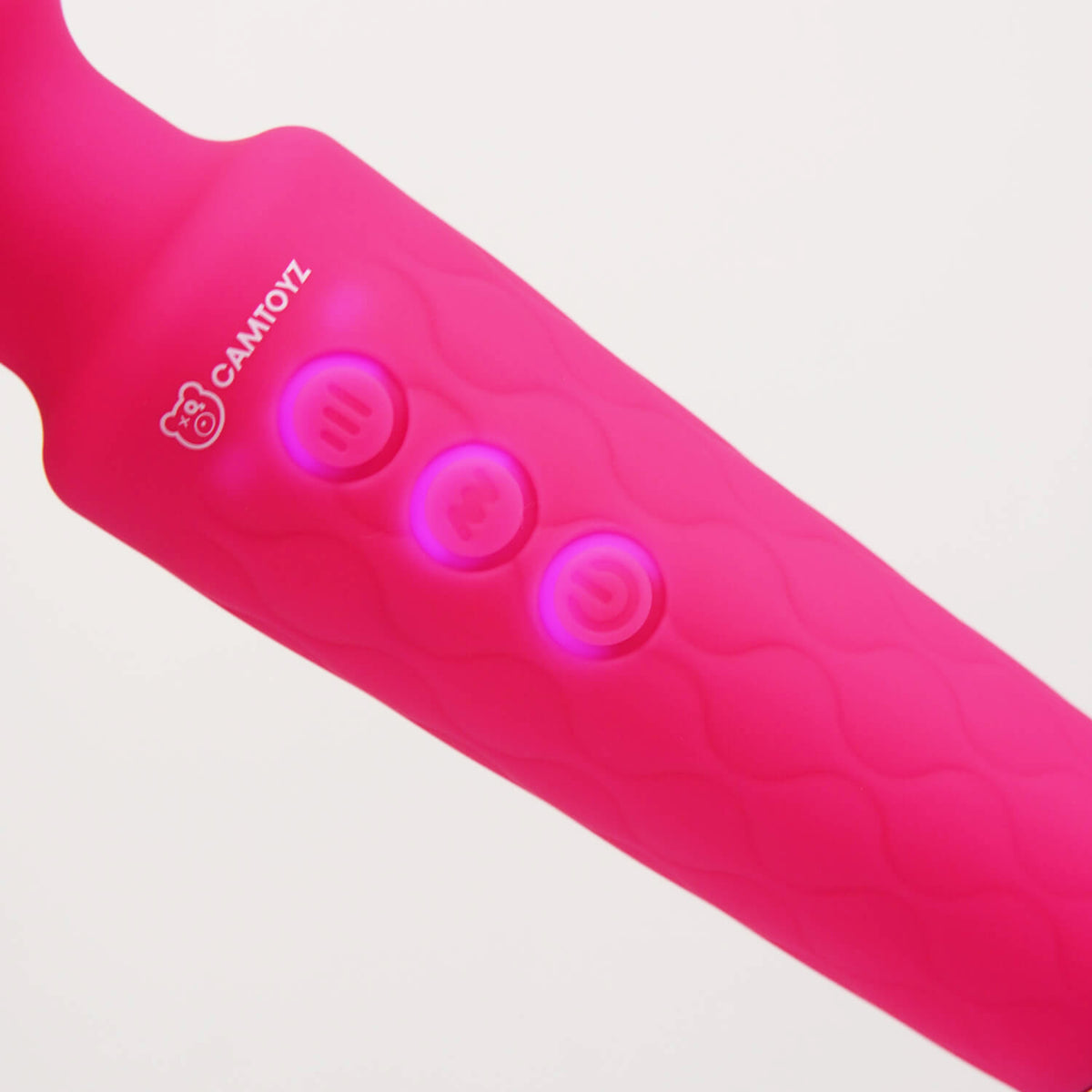 Vibrador tipo Hitachi Noah Majestic de Distrisex, varita mágica masajeadora potente, con diseño ergonómico y superficie lisa.