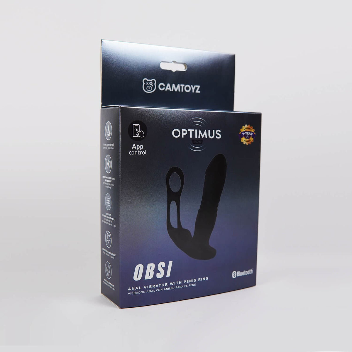 Estimulador Anal Interactivo Obsi Optimus de CamToyz