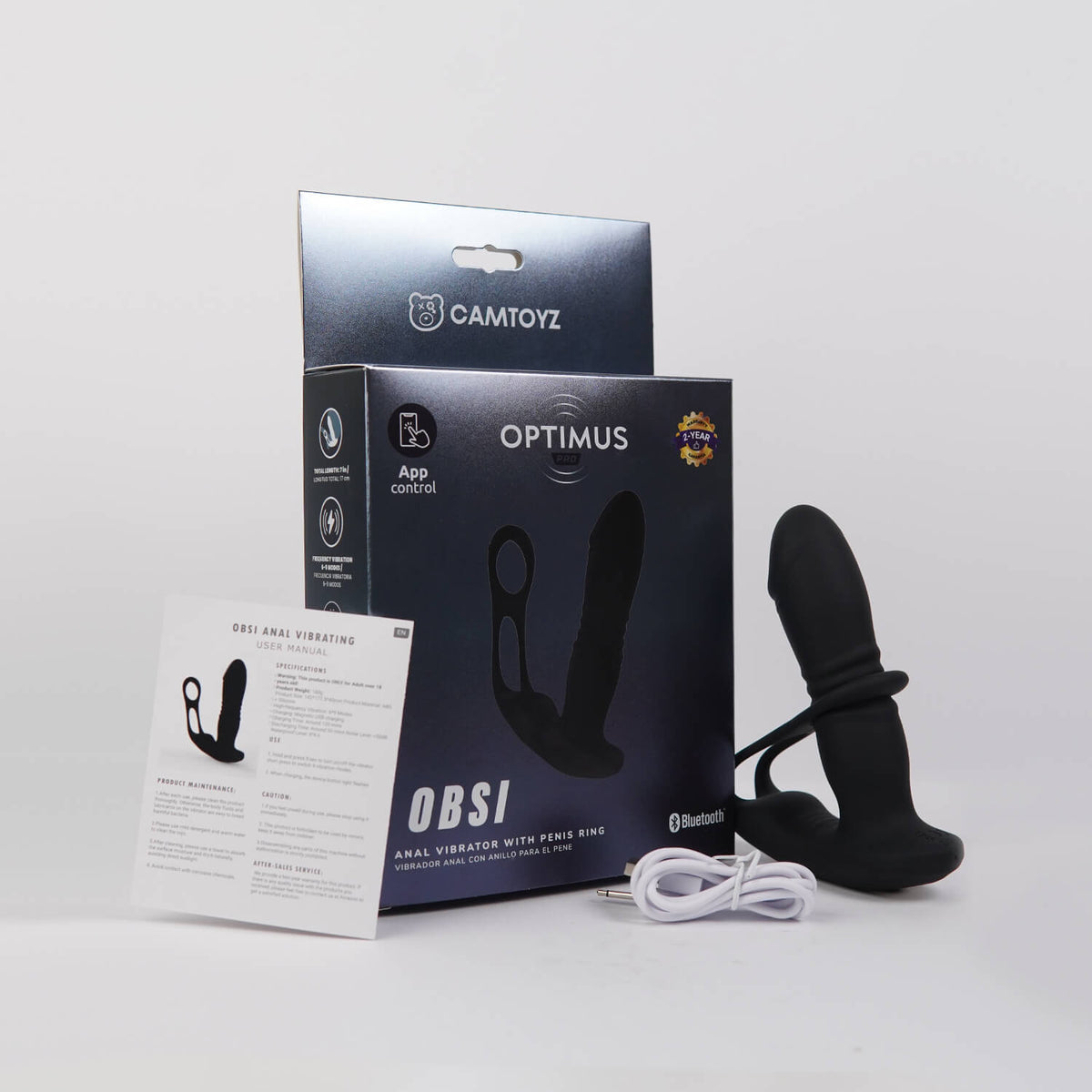 Estimulador Anal Interactivo Obsi Optimus de CamToyz