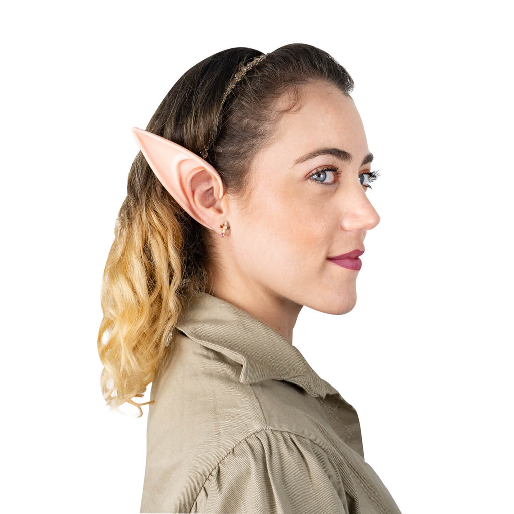 Orejas de Elfo Arwen de disfraz, accesorios mágicos con detalles realistas para disfraces de fantasía, marca Distrisex.