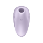 Succionador Satisfyer Pearl Diver en color violeta, con diseño compacto y ergonómico para uso personal.