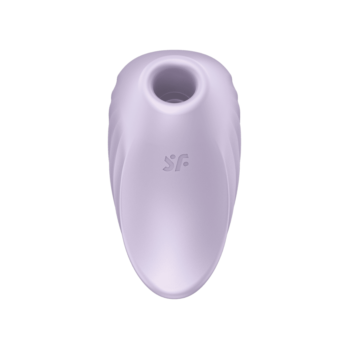 Succionador Satisfyer Pearl Diver en color violeta, con diseño compacto y ergonómico para uso personal.
