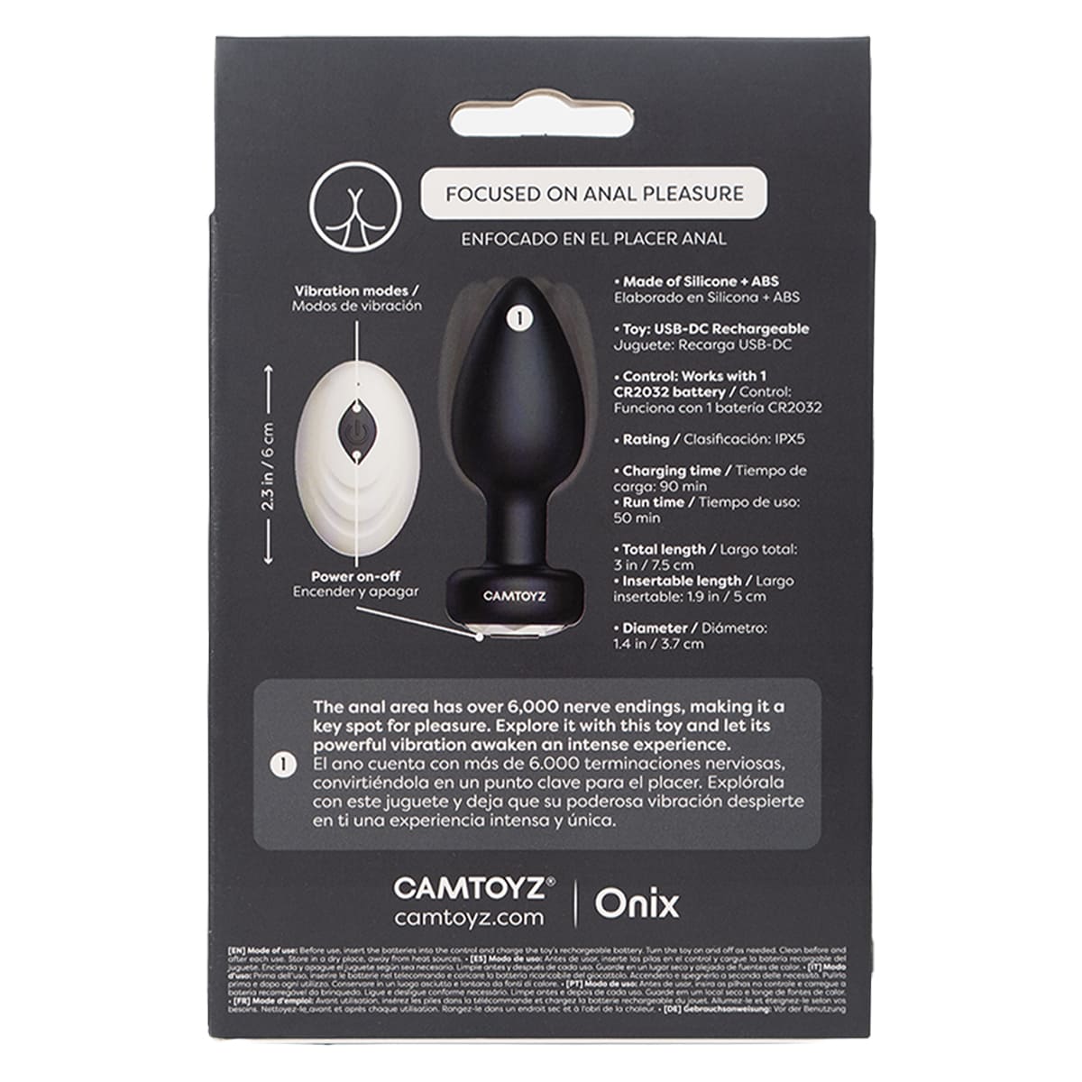 Nexus Plug anal vibrador con control remoto