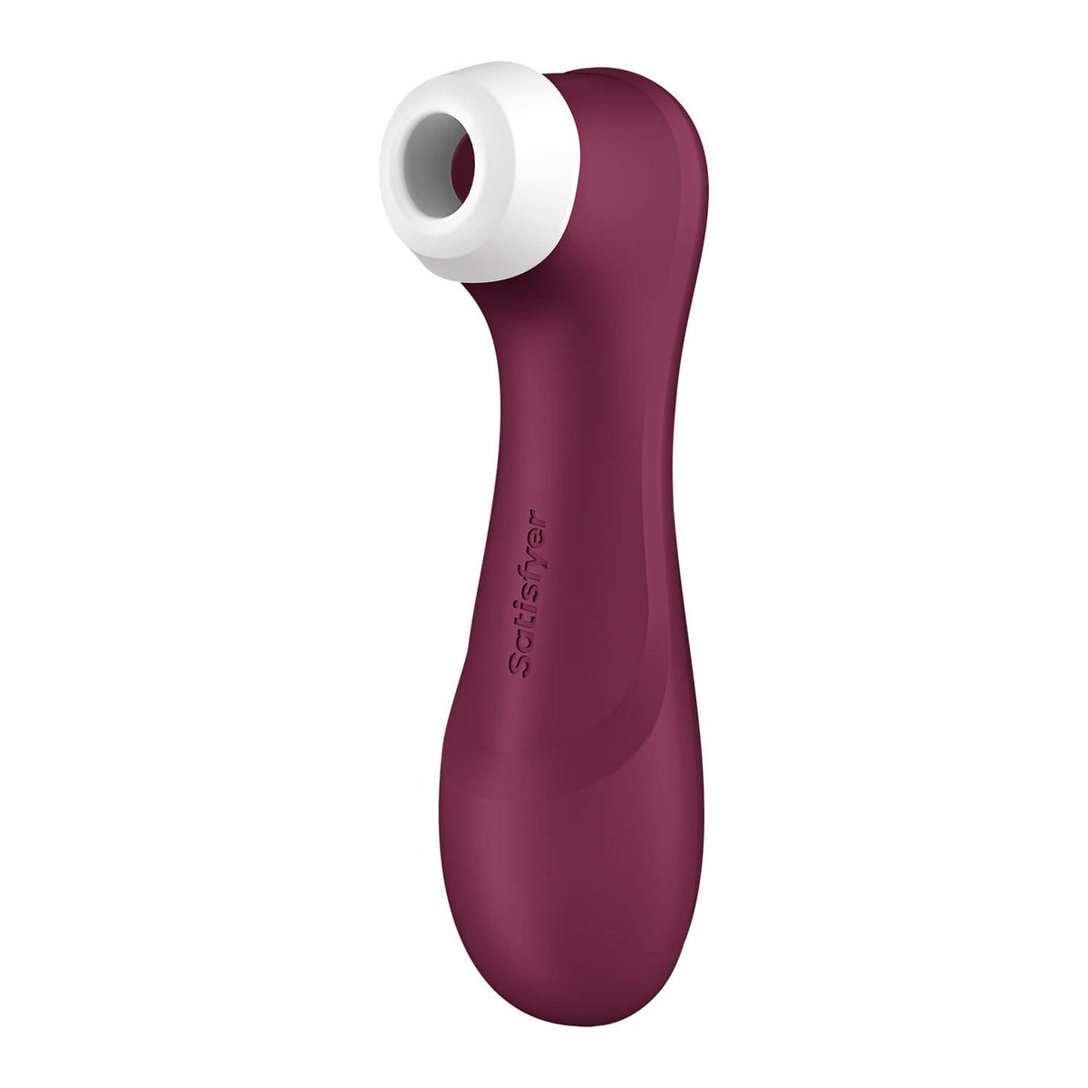 Succionador Satisfyer Pro 2 Generation 3 de Distrisex en color rojo vino, con control por app y diseño moderno.