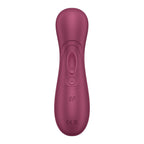 Succionador Satisfyer Pro 2 Generation 3 de color rojo vino, con diseño ergonómico y control de succión para uso íntimo.