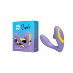 Vibrador y succionador en forma de conejo Romp Reverb, con diseño elegante y detalles visibles en la imagen.
