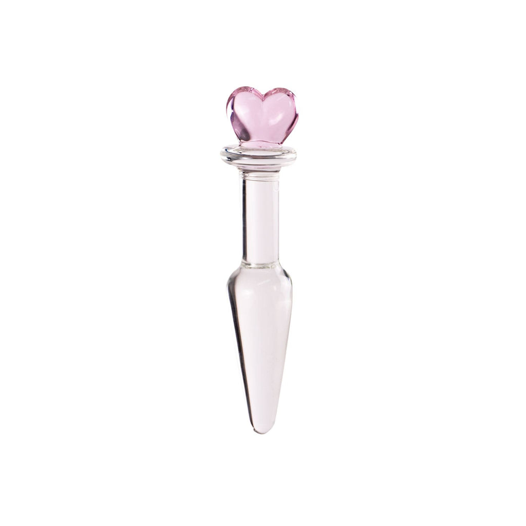 Dildo de vidrio Rigel de 13 cm de la marca Camtoyz, con forma elegante y superficie lisa.