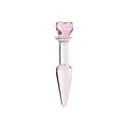 Dildo de vidrio Rigel de 13 cm de la marca Camtoyz, con forma elegante y superficie lisa.