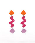 Aretes Polvitos mágicos Rosados