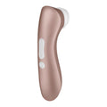 Succionador Satisfyer Pro 2+ para clítoris, dispositivo de estimulación con diseño compacto y portátil.