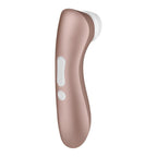 Succionador Satisfyer Pro 2+ para clítoris, dispositivo de estimulación con diseño compacto y portátil.