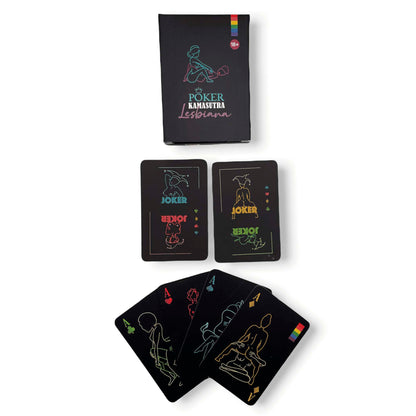 Juego de Cartas Poker Kamasutra Lesbiana