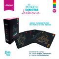 Juego de cartas Poker Kamasutra Lesbiana de Erotic Games, cartas con ilustraciones eróticas para adultos.