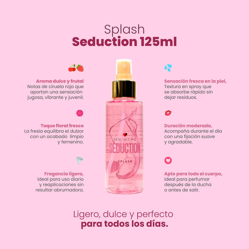 Splash Seduction 125ml – Sen Íntimo