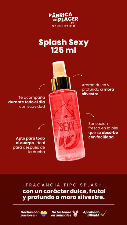 Splash Sexy 125ml – Sen Íntimo