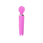 Vibrador tipo Hitachi Ursula de la marca Camtoyz, con diseño ergonómico y detalles en color rosa, visible en la imagen.