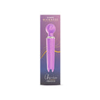 Vibrador Camtoyz Ursula estilo Hitachi, de color rosa, con diseño ergonómico y control de intensidad, visible en la imagen.