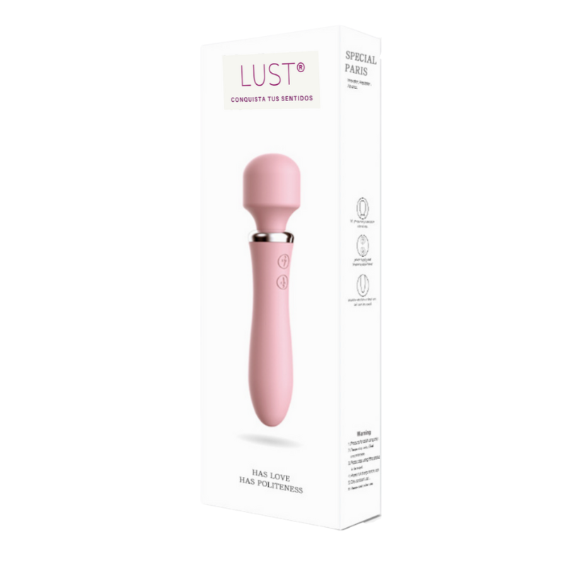 Vibrador tipo Hitachi Frenesí, con diseño ergonómico y control de intensidad, para placer personal.