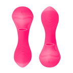 Vibrador y succionador Helsy de Distrisex, dispositivo de placer con diseño ergonómico y botones de control visibles en la imagen.