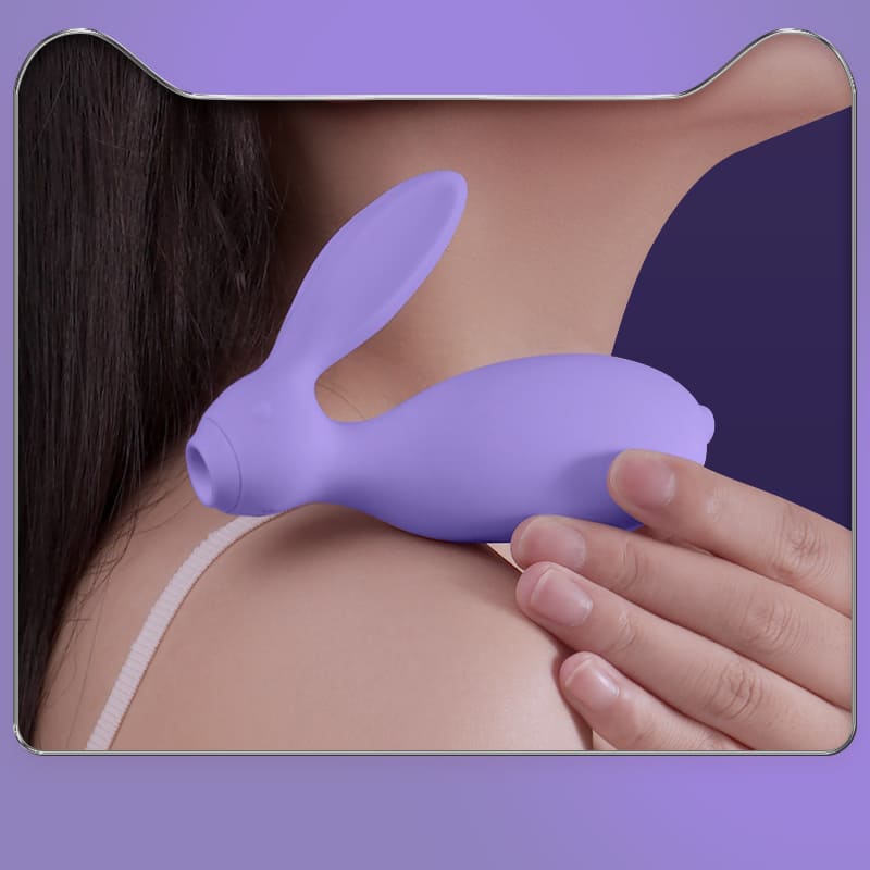 Succionador de clítoris rabbit Frenesí con control por app, diseñado para estimulación intensa y cómoda en mujer.