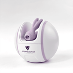 Succionador de clítoris Frenesí Rabbit con control por app, diseño elegante y estimulante para placer íntimo.