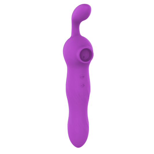 Vibrador + Succionador 2 en 1