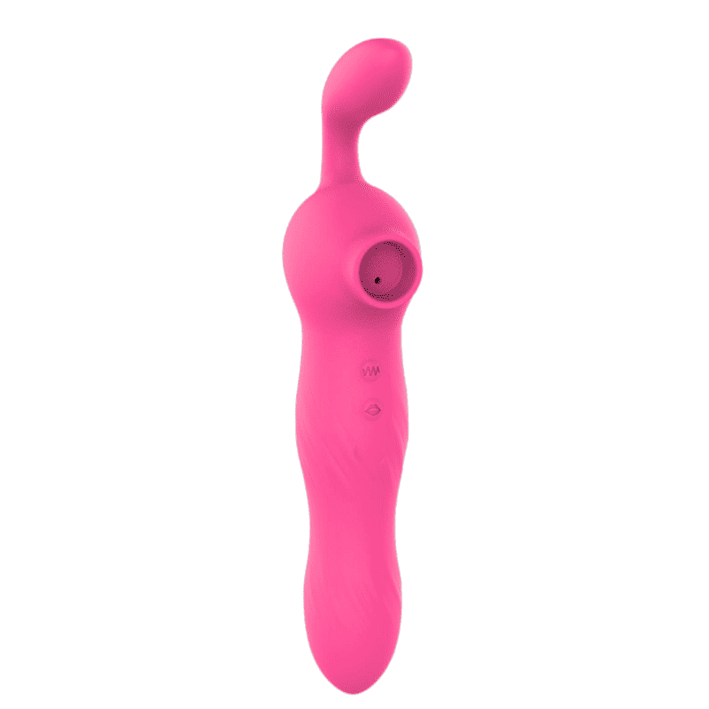 Vibrador + Succionador 2 en 1