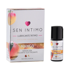 Lubricante íntimo Electrizante Mango Sen Íntimo en botella de 30 ml, con aroma y textura suave para mayor comodidad.