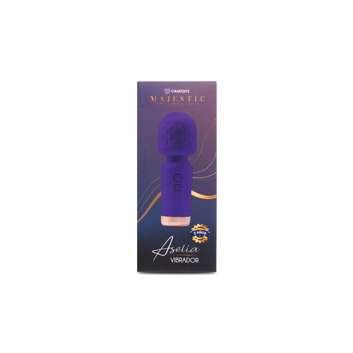 Vibrador Hitachi Aselia de Distrisex con diseño compacto y superficie lisa, ideal para estimulación personal.