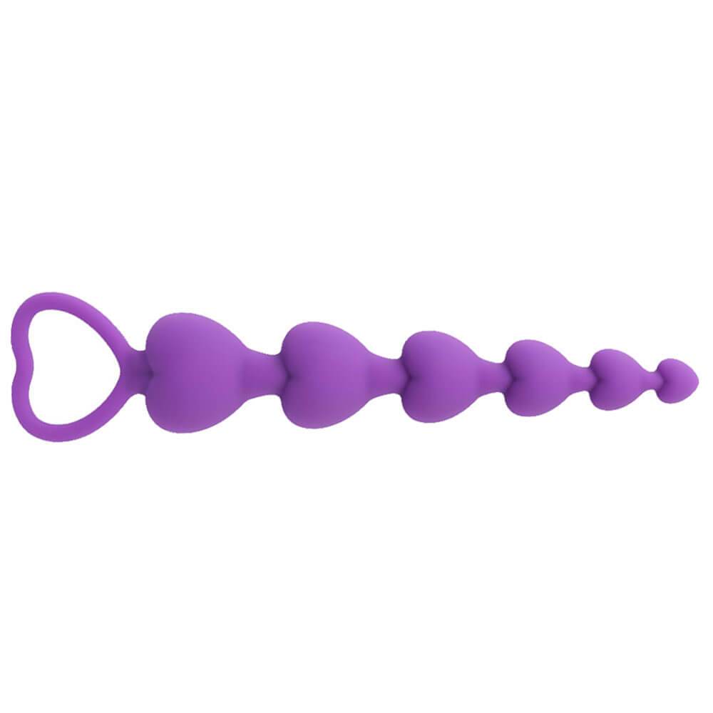 Bolas anales Camtoyz Runy de diferentes tamaños, hechas de material suave y seguro, para uso anal.