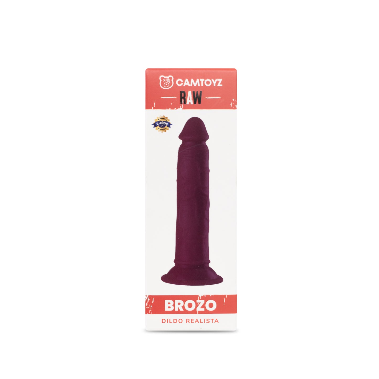 Raw Dildo Realista Brozo Rosado 19 cm