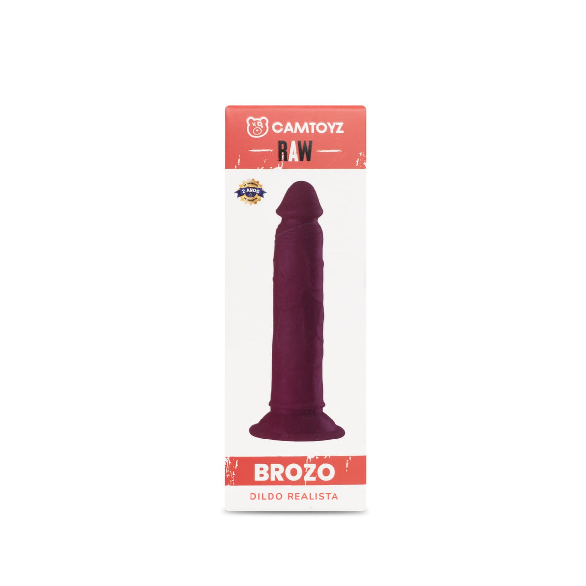 Dildo realista rosa de 19 cm con forma anatómica, diseñado por Laura Bayona, para uso íntimo.